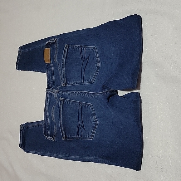 American Eagle medium wash super hi rise jegging women's size 2 - Picture 5 of 7